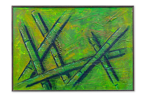 Henning Seilkopf Acryl Gemälde Bambus